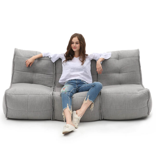 Mod 3 Movie Couch - Keystone Grey