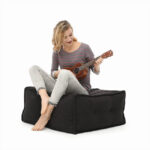 Twin Ottoman - Black Sapphire